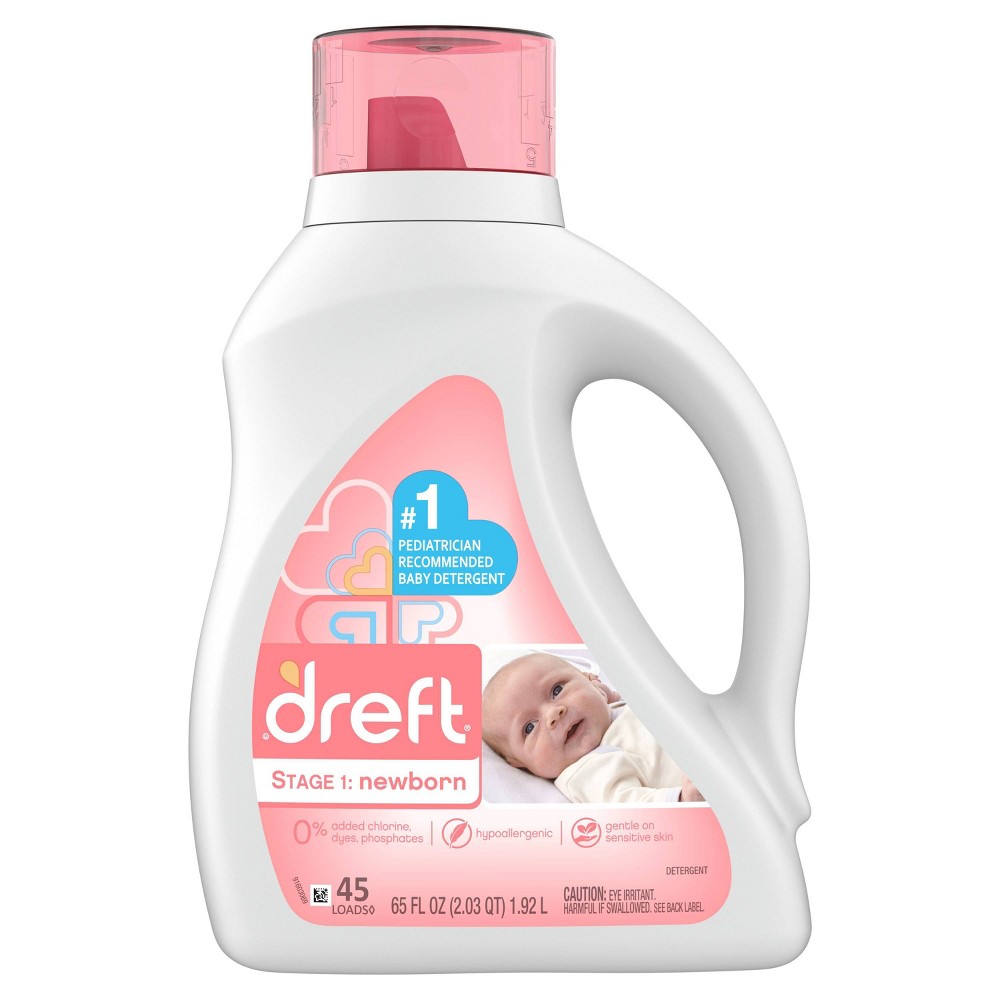 Dreft Newborn Liquid Laundry Detergent - 65 fl oz