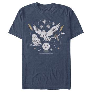 Men's Harry Potter Hedwig Winter Owl T-Shirt