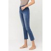 Women's Mid-Rise Crop Slim Straight Denim Jean - PLUS - VERVET BY FLYING MONKEY - image 2 of 3