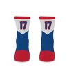NFL Buffalo Bills J Allen Bobble Youth Socks: Cushioned Knit Quarter 7-9 Kids - 2 of 3