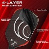 AIREO Harpy Eagle K16 Pickleball Paddle Kevlar+Carbon Fiber Surface with 16MM Polypropylene Core Pickleball Paddles USAPA Approved - 2 of 4