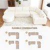142"W Oversized Modular Sofa, Upholstered Cloud Sectional Sofa Couches for Living Room -ModernLuxe - 4 of 4