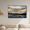 Art Remedy Rivers of Gold Blue Abstract Wall Art Framed - 2 of 4