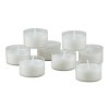 6-7hr Long Burning Tealight Unscented Candles White - Stonebriar Collection - image 2 of 4