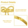 Unique Bargains Decorative Wear Resistance Napkin Rings for Decoration Adornment Wedding 12 Pcs - 3 of 4