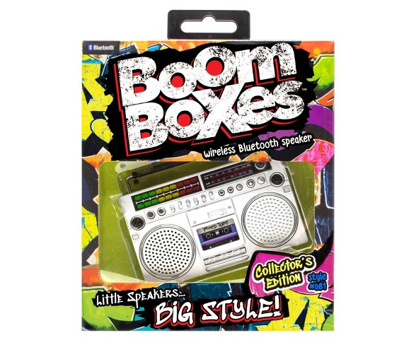 Boom Boxes Wireless Bluetooth Speaker - Silver