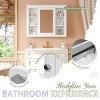 36'' Modern Bathroom Vanity with Sink and Medicine Cabinet, Freestanding Storage with 2 Doors and 3 Drawers-3irtyhousy - 3 of 4