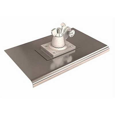 Bon Tool 12-432 Walk Edger - Stainless Steel All Angle 10-inch X 6-inch - 3/4-inch Radius 1-inch Lip
