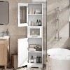 Tall Bathroom Cabinet, Narrow Storage Cabinet , 67” Freestanding Floor Linen Slim Cabinet for Laundry Room, Kitchen, Living Room, Small Spaces - 4 of 4