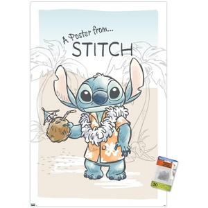 Trends International Disney Lilo and Stitch - Poster From Stitch Unframed Wall Poster Prints - 1 of 4