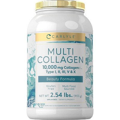 Carlyle Multi Collagen Powder 10000mg | 40 oz | Type I, II, III, V & X