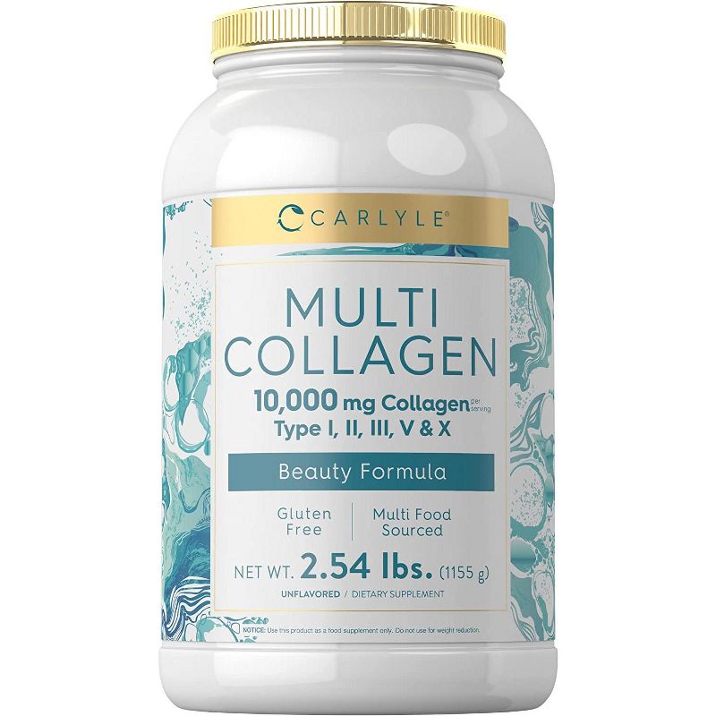 Carlyle Multi Collagen Powder 10000mg | 40 oz | Type I, II, III, V & X, 1 of 3