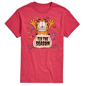 Men's - Garfield - Halloween Tis The Season Short Sleeve Graphic T-Shirt - 1 of 4