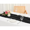 Unique Bargains Thanksgiving Wedding Party Decorations Cheesecloth Table Runner 6 Pcs - 2 of 4