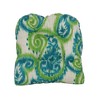 Blazing Needles, 19-inch U-Shaped Spun Polyester Outdoor Tufted Dining Chair Cushion - 2 of 2