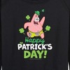 Women's - SpongeBob Squarepants - Happy St Patricks Day Lightweight French Terry Wide Neck Long Sleeve Shirt - 2 of 4