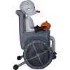 Nightmare Before Christmas Airblown Inflatable Dr. Finkelstein with Pumpkin, 5.5 ft Tall, Grey - 3 of 3
