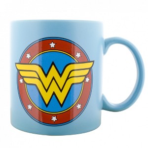 Adult Wonder Woman Logo Matte Finish 20oz Ceramic Mug - 1 of 4