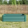 Green Metal Raised Bed Garden 4×2×1ft for Flower Planters, Vegetables Herb - 4 of 4
