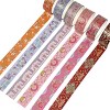 Wrapables Elegant Gold Foil Washi Tape Box Set for Arts & Crafts, Scrapbooking, Stationery, Diary (12 Rolls), Playful Florets - 3 of 4