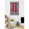 Trends International NBA Houston Rockets - Logo 25 Framed Wall Poster Prints - 2 of 4