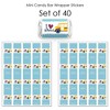 Big Dot of Happiness Back to School - Mini Candy Bar Wrapper Stickers - First Day of School Classroom Decorations Small Favors - 40 Count - 3 of 4