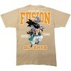 Dragon Ball Z Gotenks Fusion Men’s Sand Crew Neck Short Sleeve T-shirt - 3 of 4