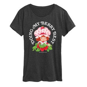 Women's - Strawberry Shortcake - Doing My Berry Best- Women'S Short Sleeve Graphic T-Shirt Short Sleeve Graphic T-Shirt - 1 of 4