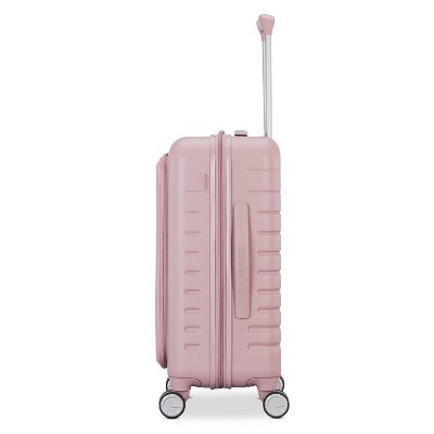 American Tourister Open Front Hardside Carry On Spinner Suitcase - Cosmetic Pink‼️light dirt gently used‼️