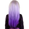 HalloweenCostumes.com  Girl Purple and Gray Ombre Wig for Girls, Purple/Gray/Purple - 2 of 4