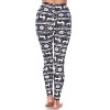 Women's One Size Fits Most Printed Leggings - One Size Fits Most - White Mark - 3 of 3