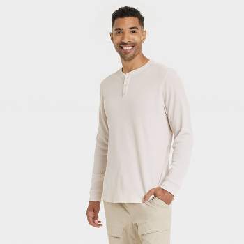 Men's Waffle-Knit Henley Athletic Top - All In Motion™