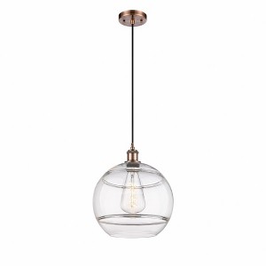 Rochester - 1 Light Cord Hung Mini Pendant In Industrial Style-13.38 Inches Tall and 12 Inches Wide - 1 of 1