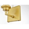 Elegant Lighting Ronnie 1 light Brass and Clear Bath Sconce - 3 of 4
