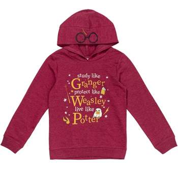 Harry Potter Hedwig Owl Big Girls French Terry Pullover Hoodie Off ...