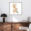 25" x 25" Bougainvillea Muted by Sara Berrenson Wood Framed Wall Art Print - Amanti Art: Modern Lithograph, Hardwood Frame - 4 of 4