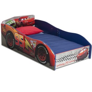 Delta Children Lightning McQueen Racecar Toddler Bed - 1 of 4