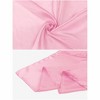 INSPIRE CHIC Women's Solid Color Satin Large Square Scarf Neckerchief Bandanas 35"x35" - 4 of 4
