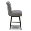 Spruce&Spring Upholstered 26-inch Counter Height Swivel Barstool - 4 of 4