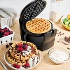KitchenSmith Nonstick Waffle Maker Black: Aluminum, 180° Rotating, Folding Handle, Drip Tray, 1000W - 4 of 4