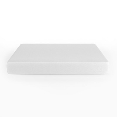 Queen White Gel Memory Foam Mattress with Polyester Cover