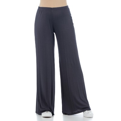24seven Comfort Apparel Women's Maternity Comfortable Lounge Pants-Charcoal-L