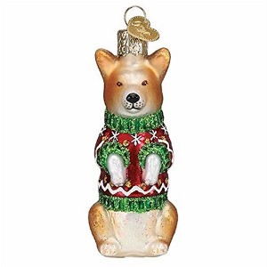 Old World Christmas Blown Glass Ornament for Christmas Tree, Corgi - 1 of 4