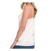 Women's Satin Charmuese Cowl Neck Cami - ZENANA - 2 of 2