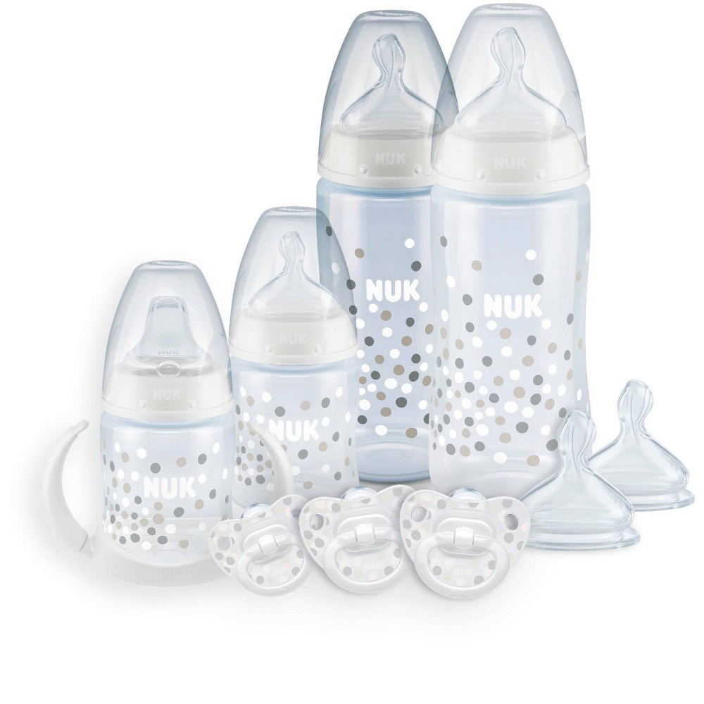 Photos - Baby Bottle / Sippy Cup NUK Smooth Flow Anti-Colic Bottle Newborn Gift Set - 8ct 