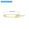 Unique Bargains Metal DIY Blankets Crafts Brooch Making Home Sewing Nickle Plated Safety Pins 200 Pcs - 2 of 4