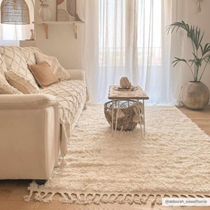 Hauteloom Rectangle Area Rug  Off-White - 1 of 4