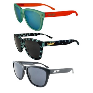 3 Pairs of Epoch Eyewear Vibe Sunglasses with Teal Mirror, Flash Mirror, Smoke Lenses - 1 of 4