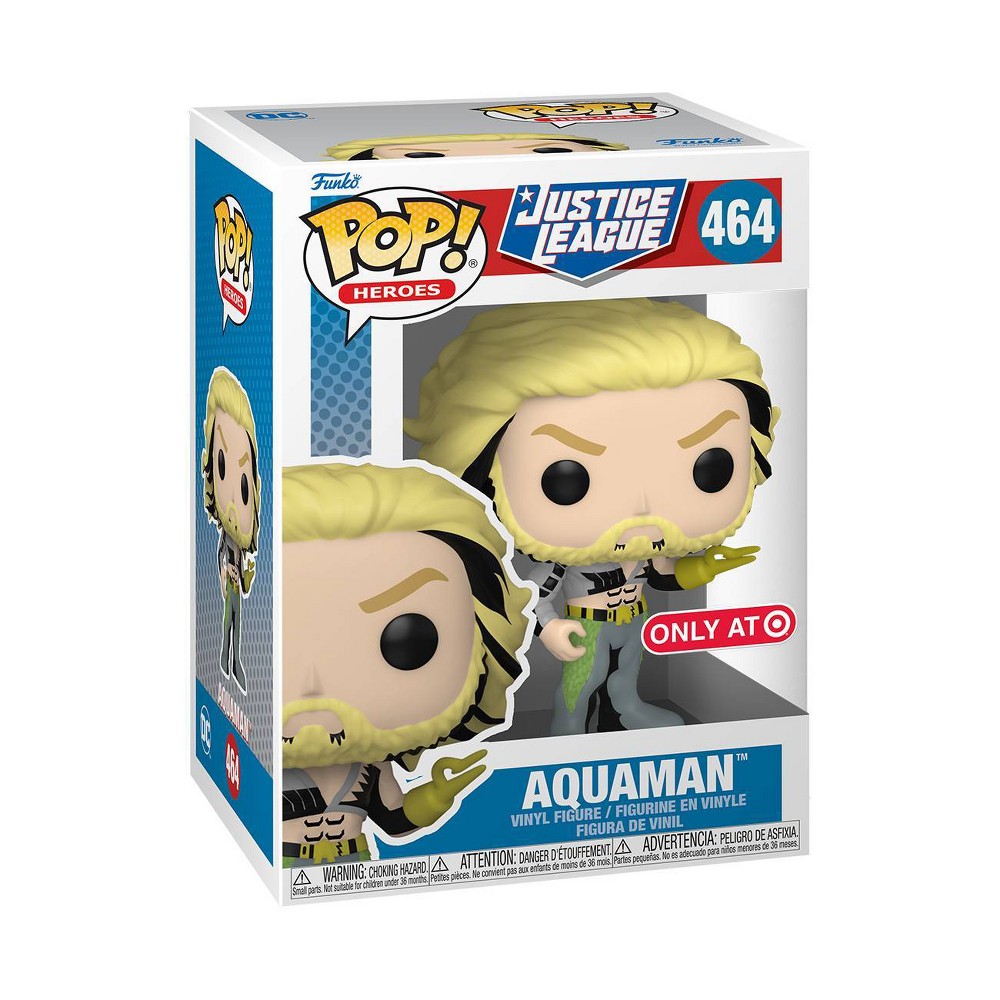 Photos - Action Figures / Transformers Funko POP! Heroes: Justice League Comics - Aquaman  (Target Exclusive)