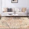 Distressed Oriental Medallion Rustic Indoor Area Rug or Runner by Blue Nile Mills - 2 of 4